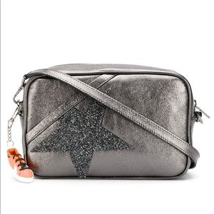 Golden Goose Crystal Star Metallic Bag Sneaker